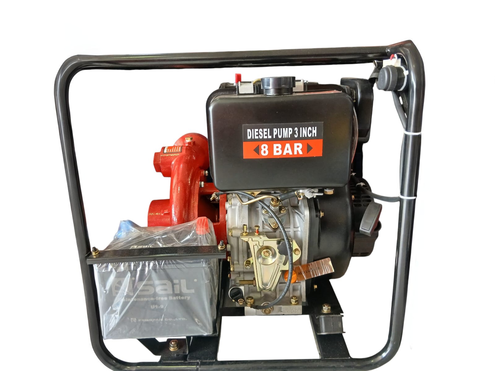Diesel Water Pump 3 inch, 8 Bar High Pressure
